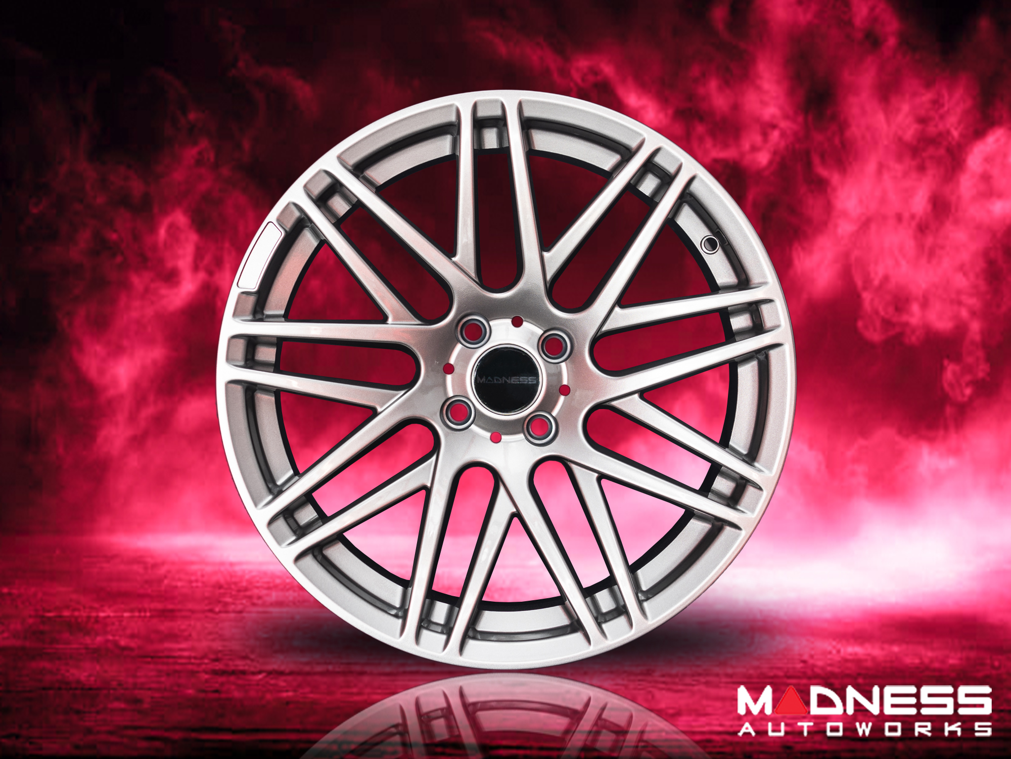 Mazda MX-5/ Miata Custom Wheels - Veloce Silver - Single Wheel - 17"   